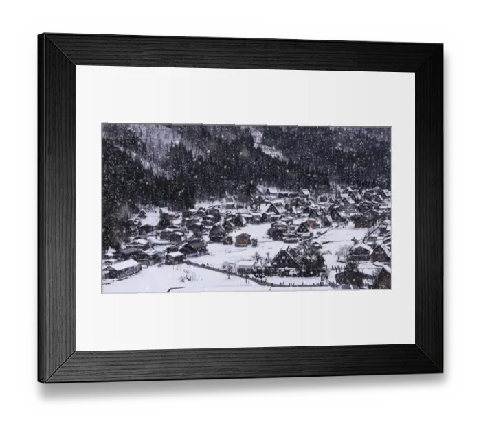 Framed Print : Shirakawago Village Framed Print : Shirakawago Village