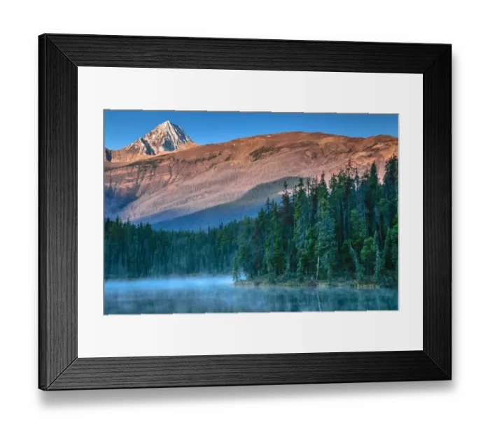 Framed Print : Mount Edith Cavell & Leach Lake, Jasper National Park, Alberta, Canada Framed Print : Mount Edith Cavell & Leach Lake, Jasper National Park, Alberta, Canada