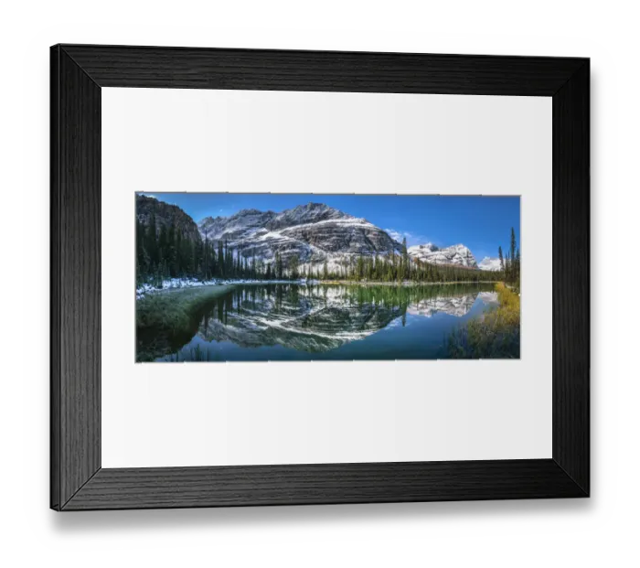 Framed Print : Panoramic View of Mary Lake, Lake O Hara, Yoho National Park, British Columbia, Canada Framed Print : Panoramic View of Mary Lake, Lake O Hara, Yoho National Park, British Columbia, Canada