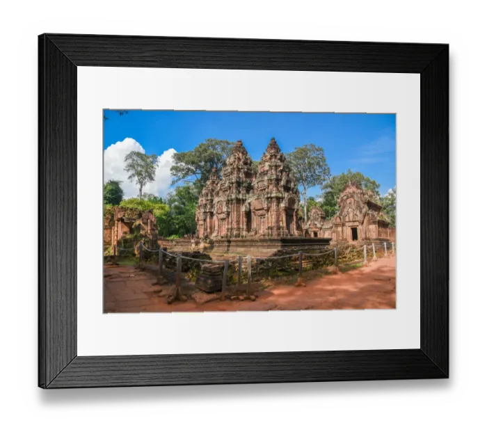Framed Print : Banteay Srei or Banteay Srey temple Framed Print : Banteay Srei or Banteay Srey temple