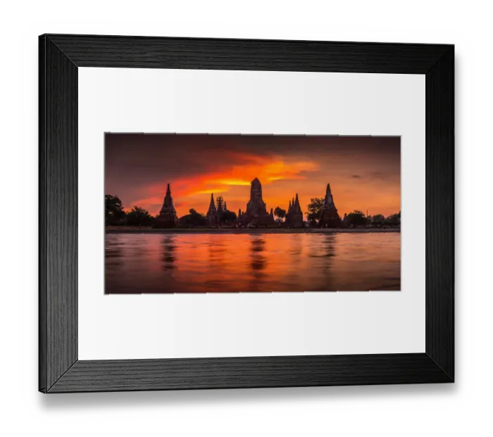 Framed Print : Old Temple wat Chaiwatthanaram of Ayutthaya Province Framed Print : Old Temple wat Chaiwatthanaram of Ayutthaya Province