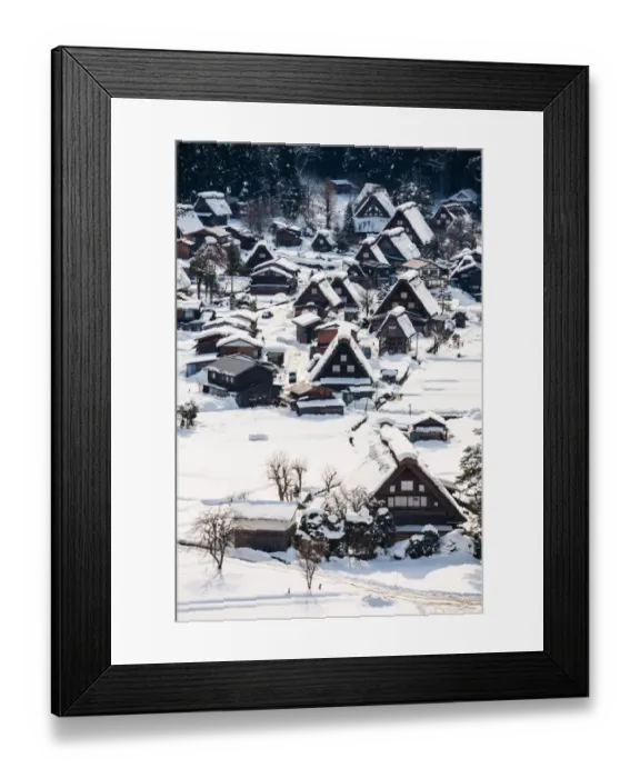 Framed Print : World Heritage, Light up of Shirakawago, Historic Villages of Shirakawa-go and Gokayama Framed Print : World Heritage, Light up of Shirakawago, Historic Villages of Shirakawa-go and Gokayama