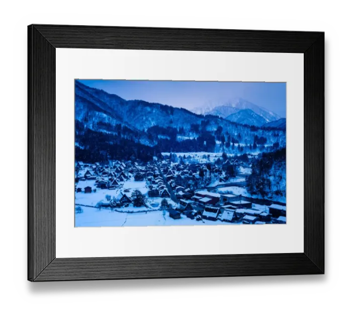 Framed Print : World Heritage, Light up of Shirakawago, Historic Villages of Shirakawa-go and Gokayama Framed Print : World Heritage, Light up of Shirakawago, Historic Villages of Shirakawa-go and Gokayama