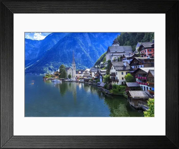 Framed Print : Hallstatt views Framed Print : Hallstatt views