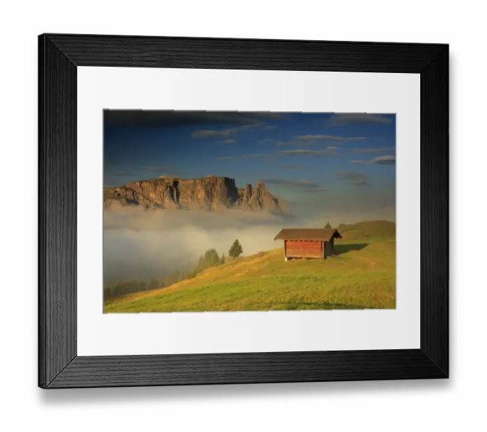 Framed Print : Alpe di Siusi, Dolomites Framed Print : Alpe di Siusi, Dolomites