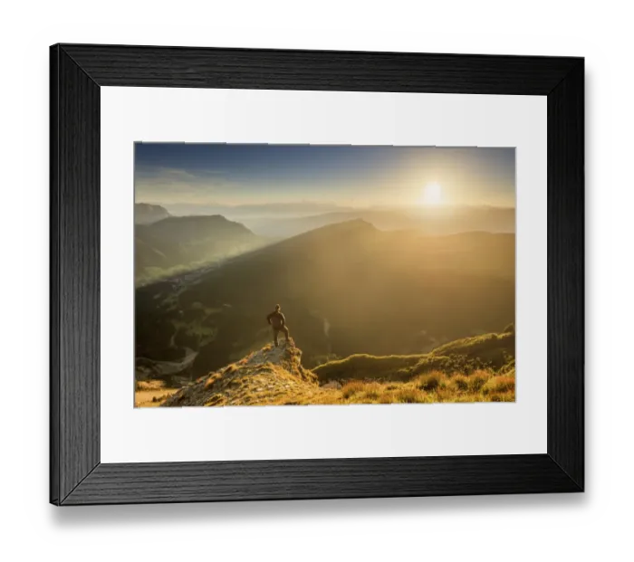 Framed Print : Sunset on Seceda, Dolomites Framed Print : Sunset on Seceda, Dolomites