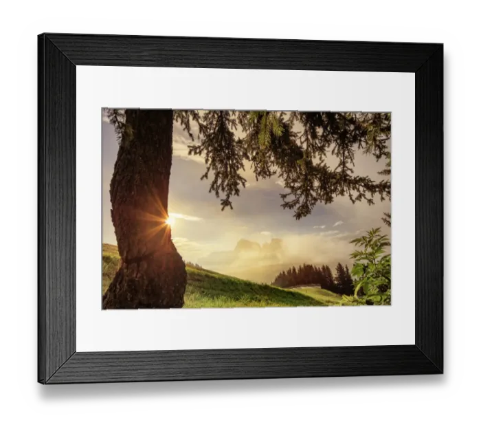 Framed Print : Alpe di Siusi, Dolomites Framed Print : Alpe di Siusi, Dolomites