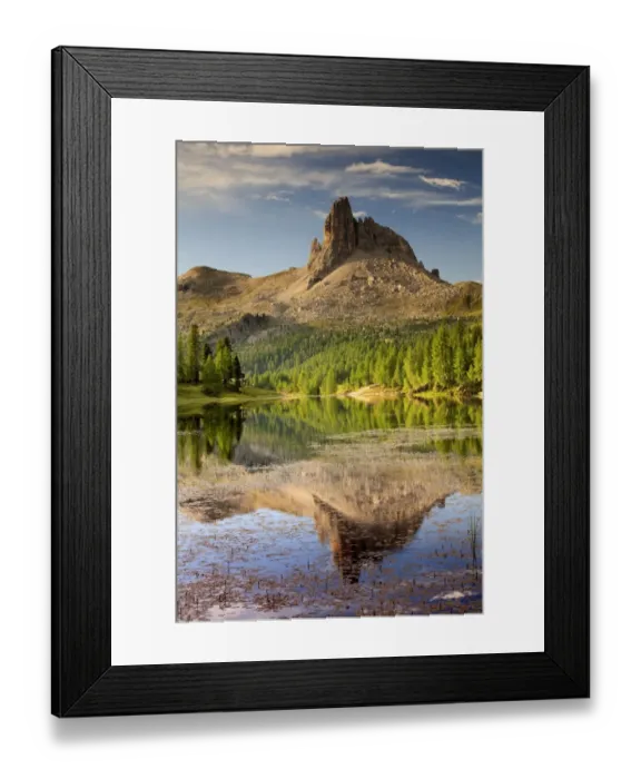 Framed Print : Federa lake, Dolomites Framed Print : Federa lake, Dolomites