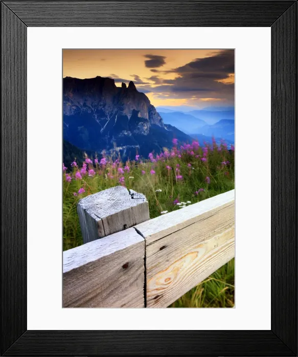 Framed Print : Alpe di Siusi, Dolomites Framed Print : Alpe di Siusi, Dolomites