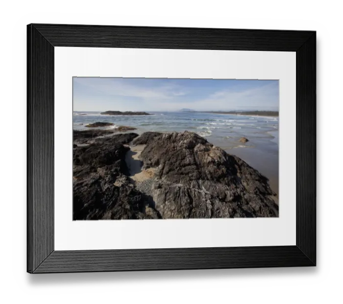 Framed Print : Wickaninnish Beach In Pacific Rim National Park Near Tofino Framed Print : Wickaninnish Beach In Pacific Rim National Park Near Tofino