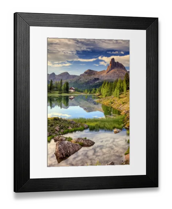 Framed Print : Federa lake Framed Print : Federa lake