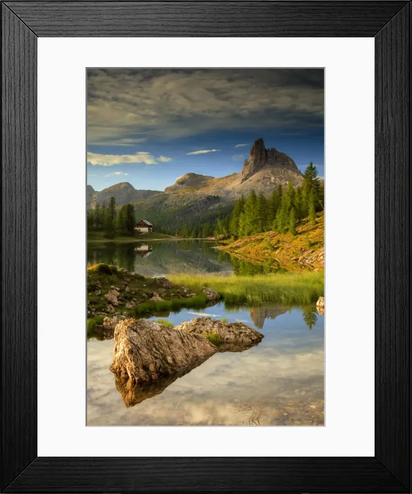 Framed Print : Federa lake Framed Print : Federa lake
