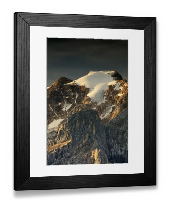 Framed Print : Marmolada mountain at sunrise Framed Print : Marmolada mountain at sunrise