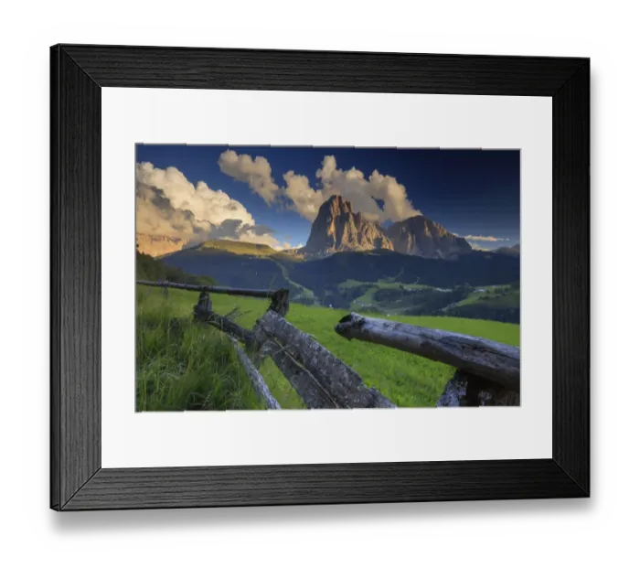 Framed Print : Sunset on Sassolino mountain Framed Print : Sunset on Sassolino mountain
