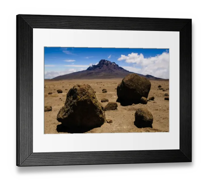 Framed Print : Mawenzi Peak Framed Print : Mawenzi Peak