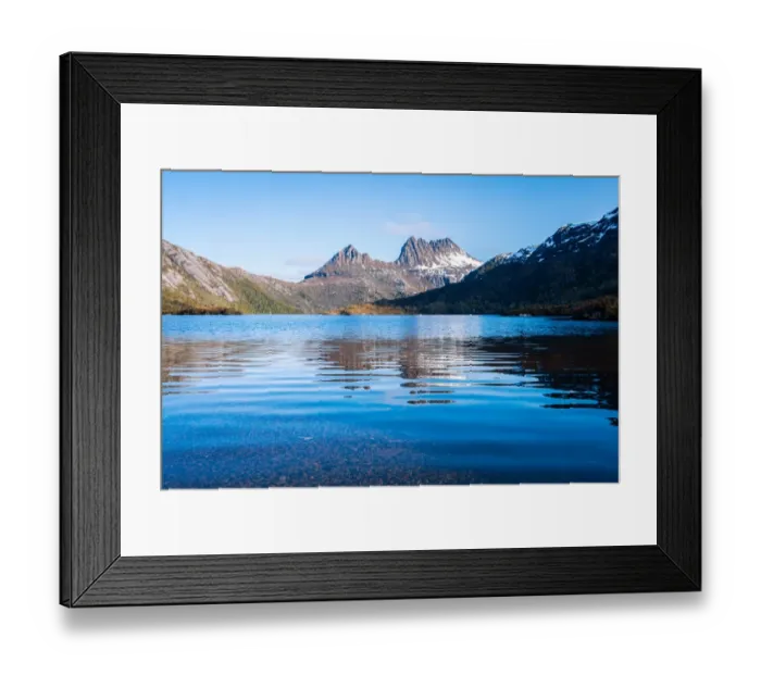Framed Print : Cradle mountain with the Dove lake in Tasmania Framed Print : Cradle mountain with the Dove lake in Tasmania