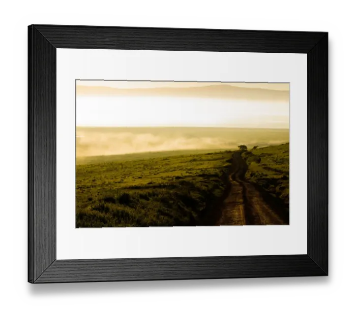 Framed Print : Road Through the Ngorongoro Crater Framed Print : Road Through the Ngorongoro Crater
