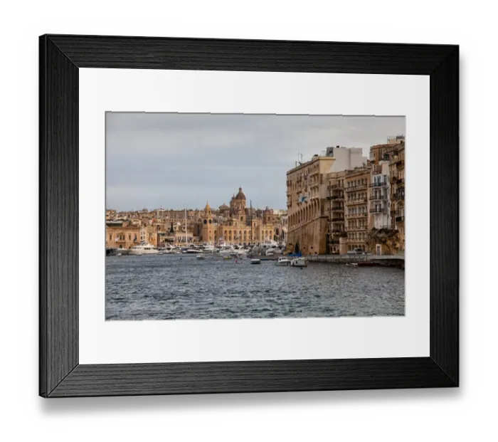 Framed Print : Malta Valletta Framed Print : Malta Valletta