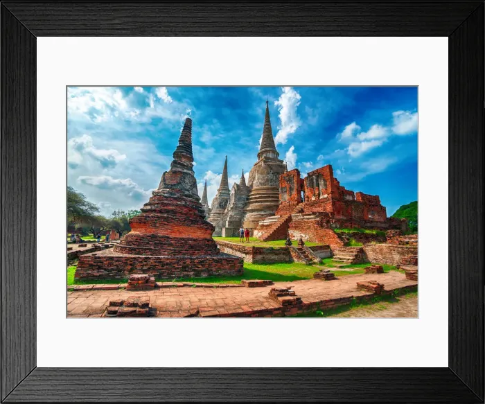 Framed Print : Wat Phra Si Sanphet