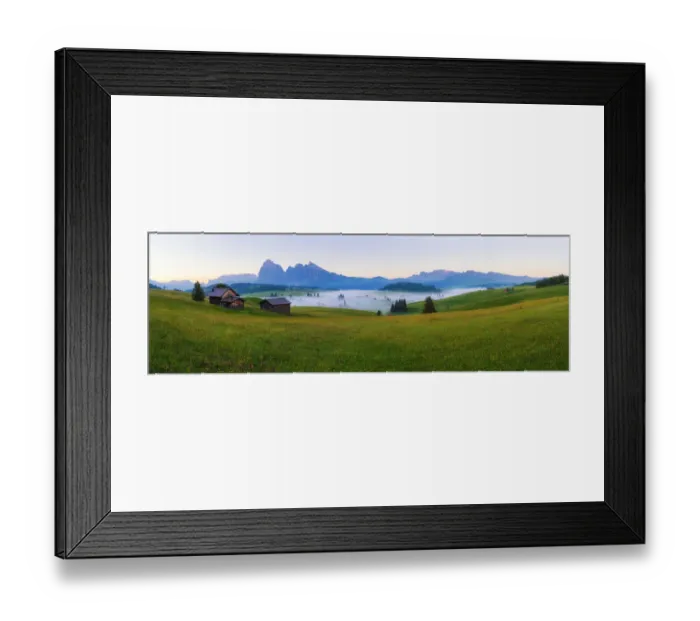 Framed Print : Panorama of Alpe Di Siusi (Seiser Alm), Dolomites, Italy Framed Print : Panorama of Alpe Di Siusi (Seiser Alm), Dolomites, Italy