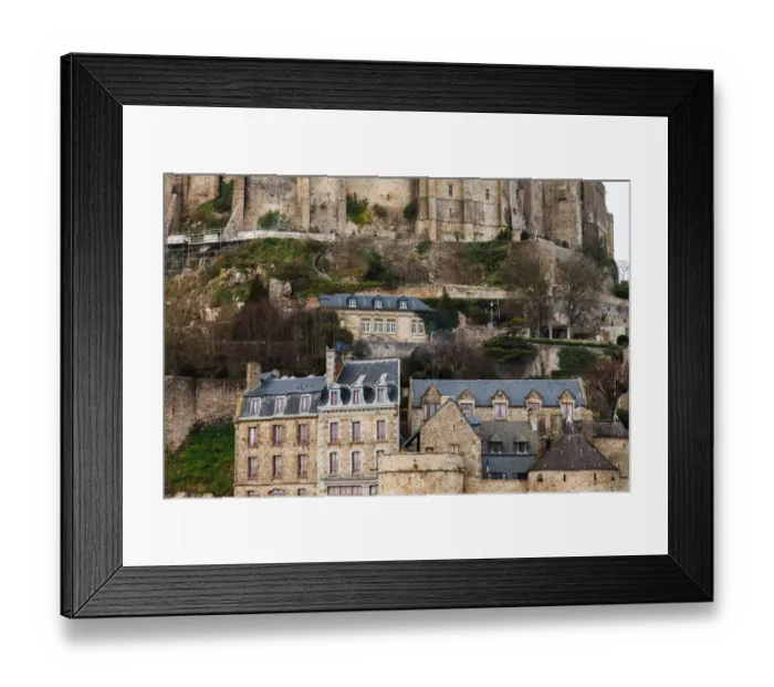Framed Print : Interior of Mont Saint-Michel, Normandy, France Framed Print : Interior of Mont Saint-Michel, Normandy, France