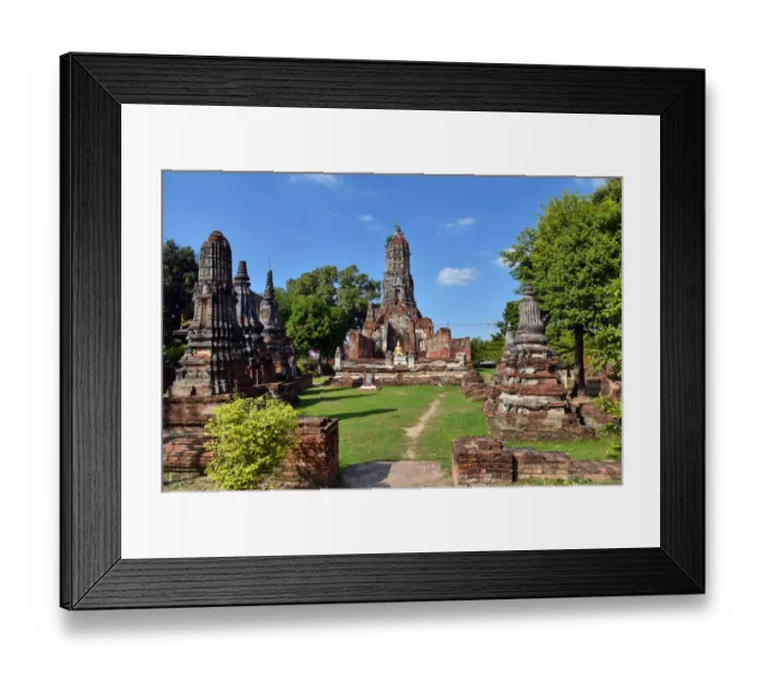 Framed Print : Wat Choeng Tha temple Ayutthaya Thailand Framed Print : Wat Choeng Tha temple Ayutthaya Thailand