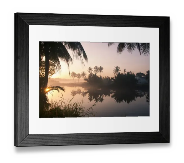 Framed Print : A peaceful village in sunrise in Hoi An, Vietnam Framed Print : A peaceful village in sunrise in Hoi An, Vietnam