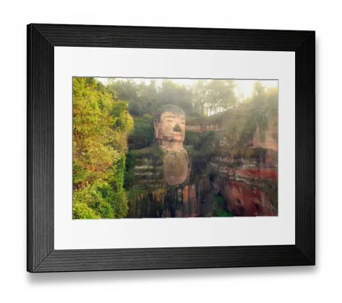 Framed Print : Leshan giant buddha ( Sichuan; China ) Framed Print : Leshan giant buddha ( Sichuan; China )