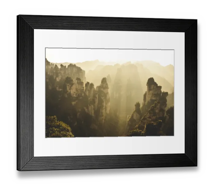 Framed Print : Zhangjiajie sunrise