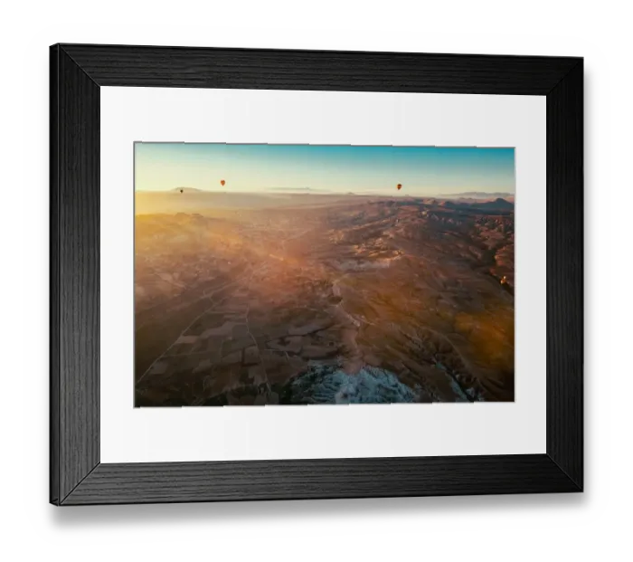 Framed Print : Ballons over Cappadocia Framed Print : Ballons over Cappadocia