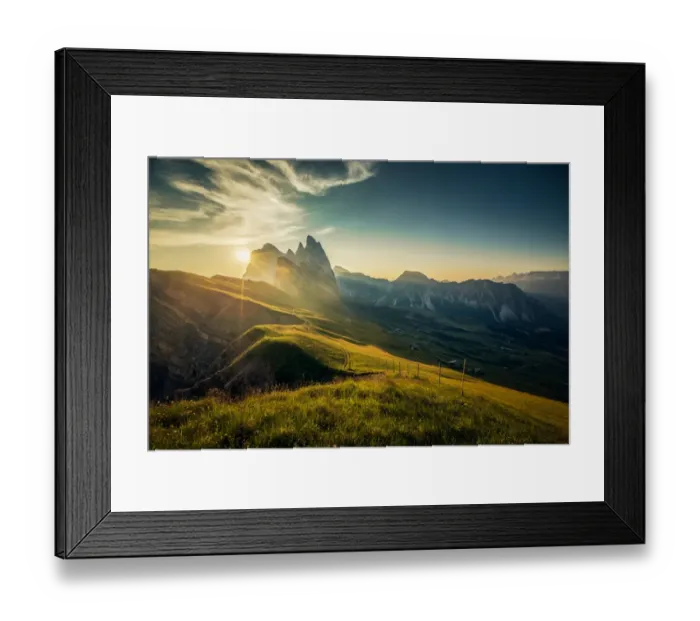 Framed Print : The Odle Heisler (Secede) in Val Gardena, Dolomites, Italy
