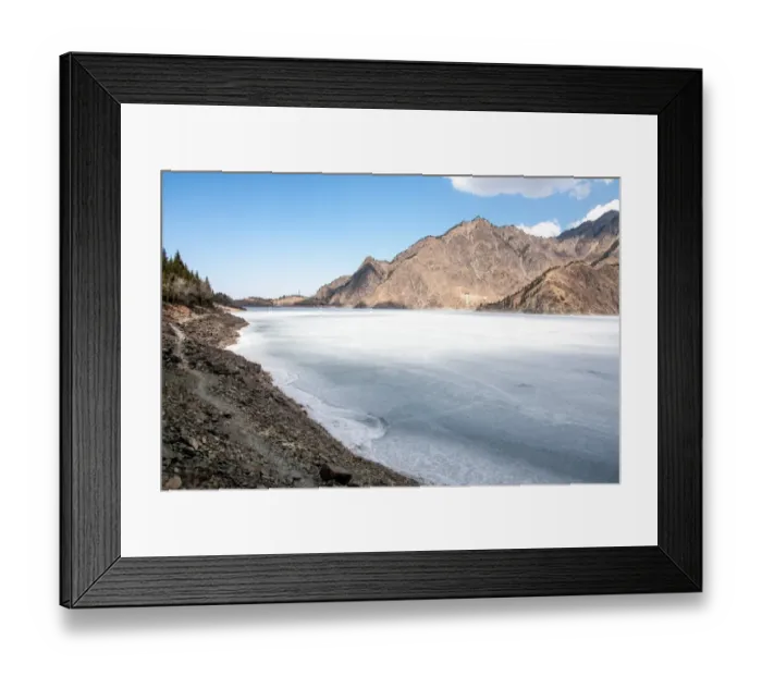 Framed Print : Heaven Lake of Tian Shan, Xinjiang Framed Print : Heaven Lake of Tian Shan, Xinjiang