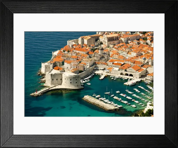 Framed Print : The Old Town of Dubrovnik Framed Print : The Old Town of Dubrovnik