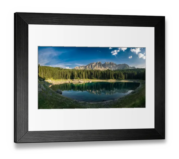Framed Print : Lago Di Carezza, Dolomites, Italy Framed Print : Lago Di Carezza, Dolomites, Italy