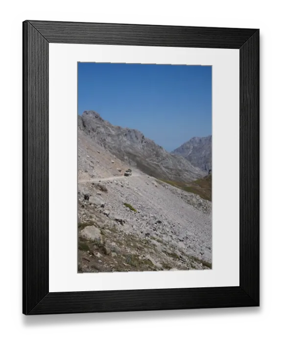 Framed Print : 4x4 Car, Safari through Picos de Europa, Spain Framed Print : 4x4 Car, Safari through Picos de Europa, Spain