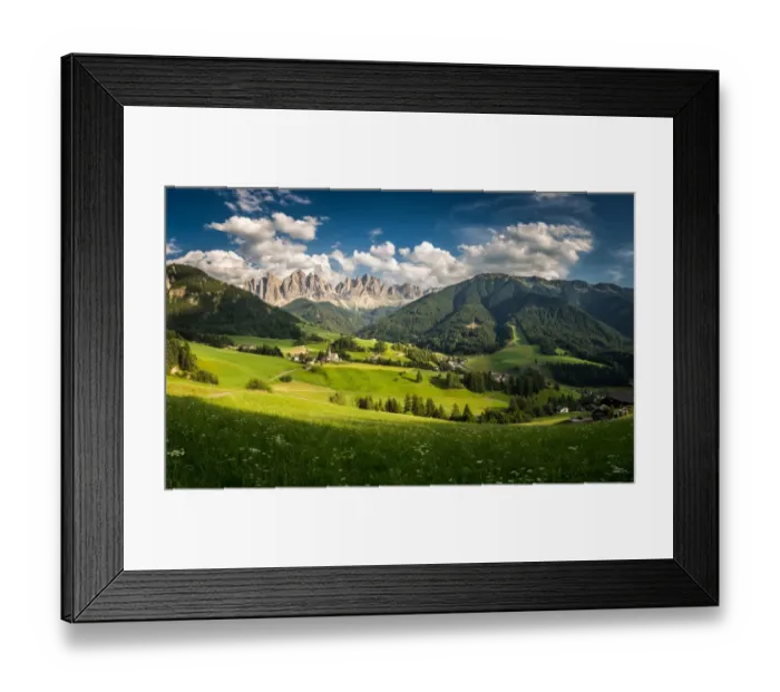 Framed Print : Val Di Funes (Vilnoss) Framed Print : Val Di Funes (Vilnoss)