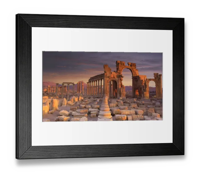 Framed Print : Monumental Arch, Palmyra, Syria Framed Print : Monumental Arch, Palmyra, Syria