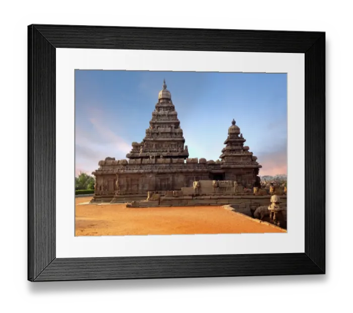 Framed Print : Unesco site shore temple of India Framed Print : Unesco site shore temple of India