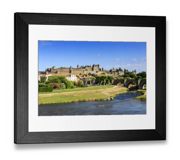Framed Print : Cite de Carassonne, South of France