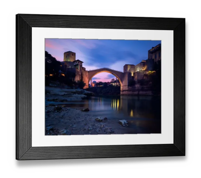 Framed Print : Mostar, Bosnia - Stari Most Framed Print : Mostar, Bosnia - Stari Most