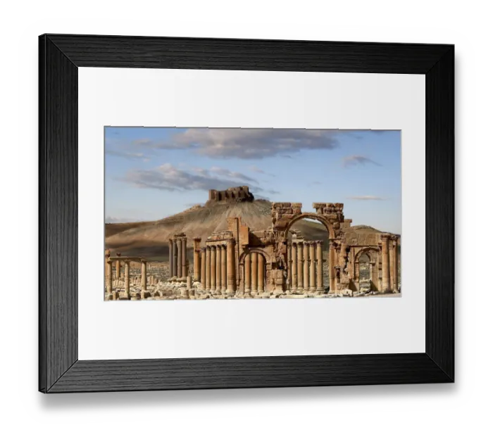Framed Print : Ruins of an ancient city, Palmyra, Syria Framed Print : Ruins of an ancient city, Palmyra, Syria