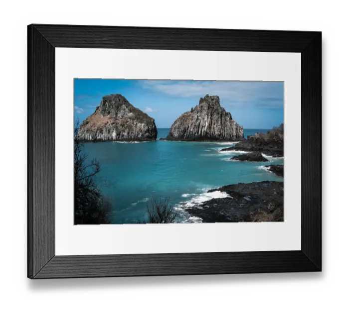 Framed Print : Dois Irmaos Fernando de Noronha, Brazil Framed Print : Dois Irmaos Fernando de Noronha, Brazil