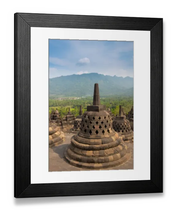 Framed Print : Borobudur Temple, Central Java, Indonesia Framed Print : Borobudur Temple, Central Java, Indonesia
