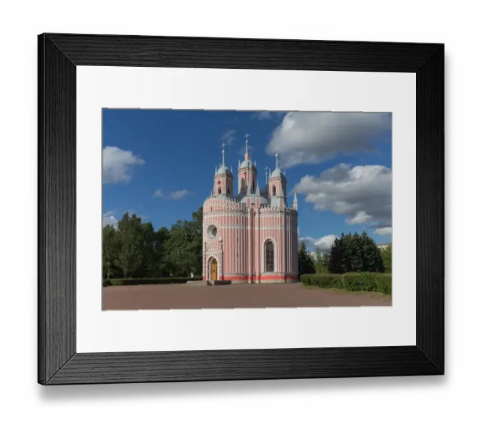 Framed Print : Chesme Church at St. Petersburg, Russia