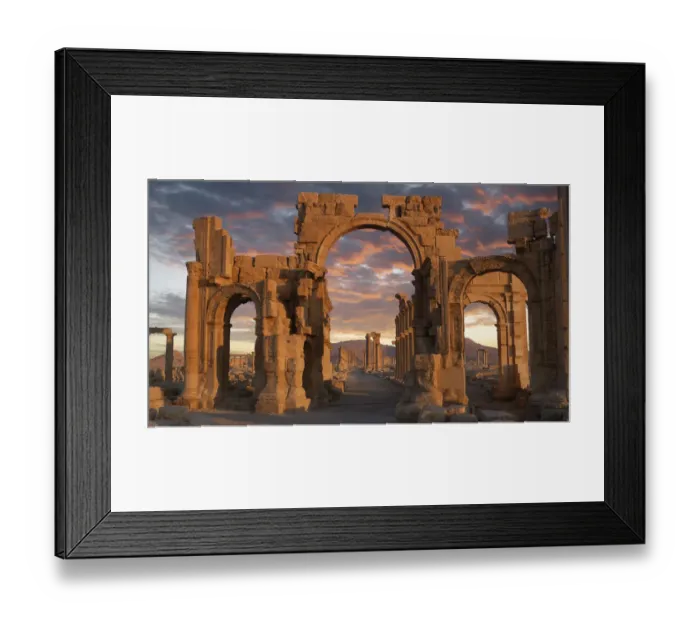Framed Print : Monumental Arch, Palmyra, Syria, Unesco World Heri Framed Print : Monumental Arch, Palmyra, Syria, Unesco World Heri