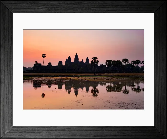 Framed Print : Morning in Angkor Wat, Siem Reap, Cambodia Framed Print : Morning in Angkor Wat, Siem Reap, Cambodia