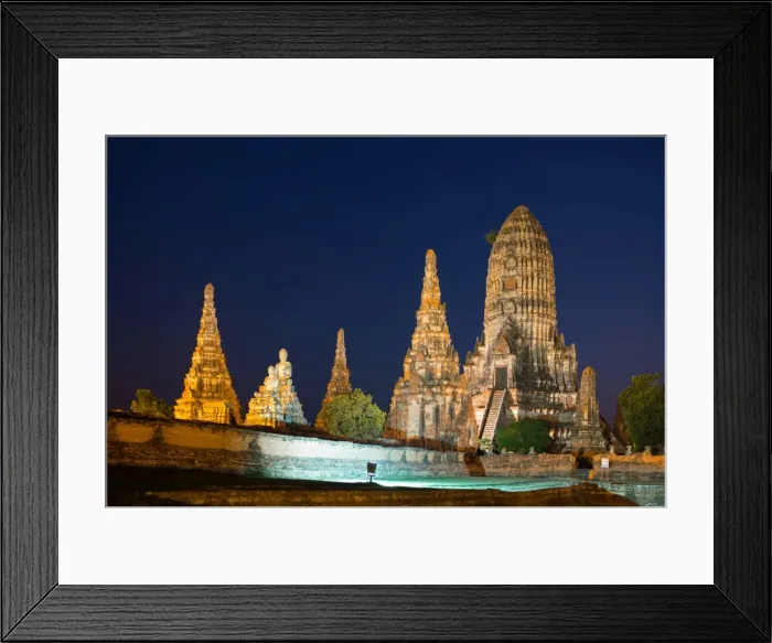 Framed Print : Ancient temple in Thailand