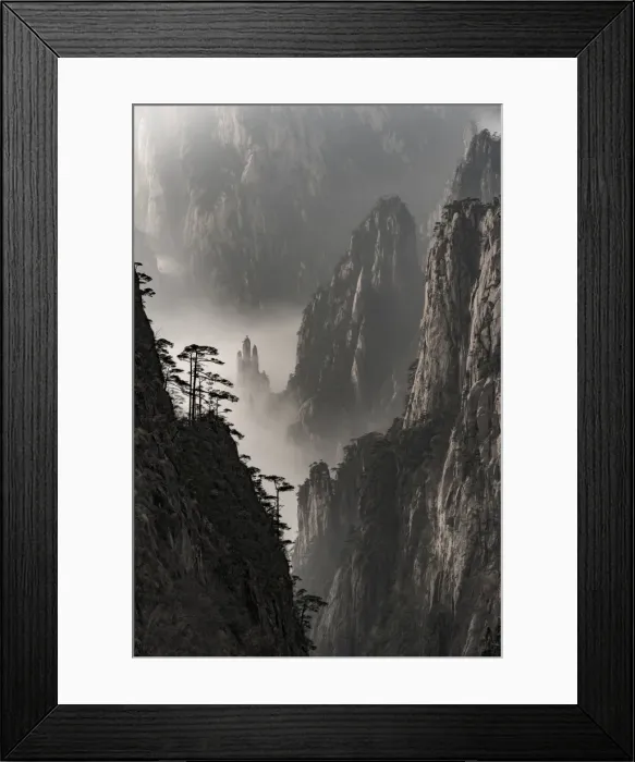 Framed Print : Huangshan Mountain