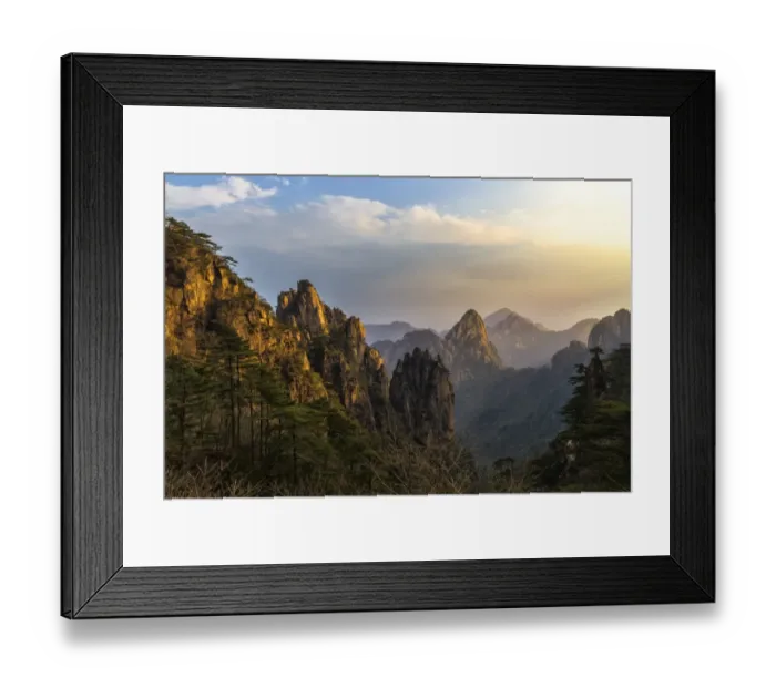 Framed Print : Huangshan Mountain