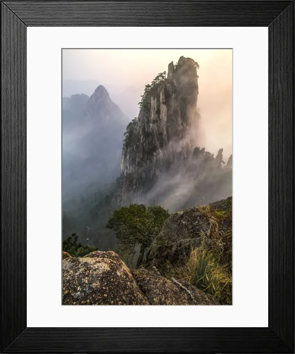 Framed Print : Huangshan Mountain Framed Print : Huangshan Mountain